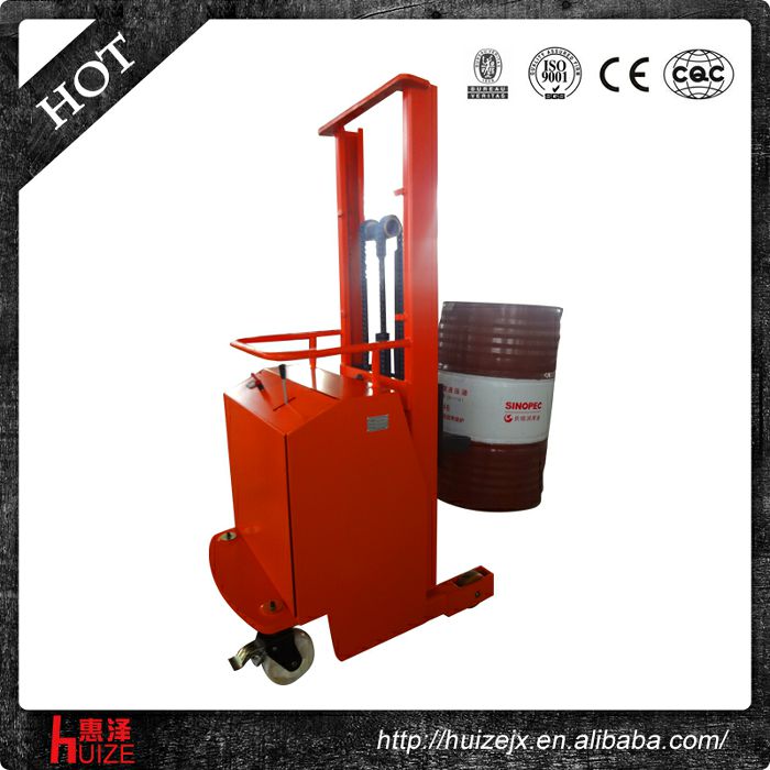 2半電動配重油桶車（無底腿，只堆垛，不翻轉(zhuǎn)）