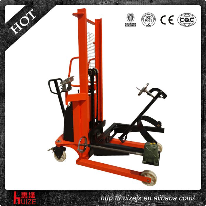 半電動(dòng)稱重油桶車（夾鐵桶，手搖翻轉(zhuǎn)）